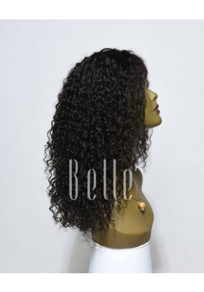 Swiss Lace Front Wigs 100% Premium Peruvian Virgin Hair 10mm Curl