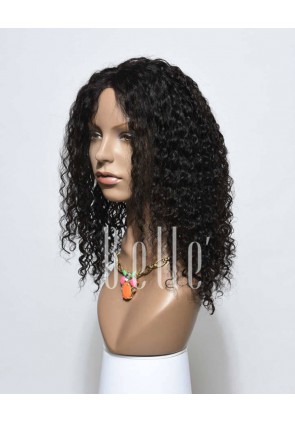 10mm Curl Swiss Lace Front Wigs 100% Premium Malaysian Virgin Hair 