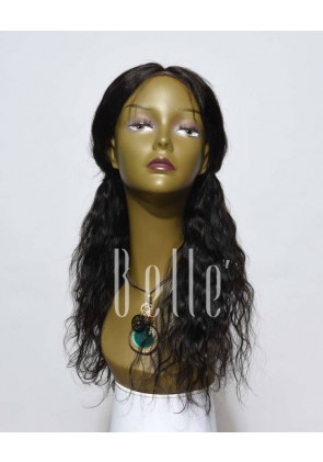 100% Premium Malaysian Virgin Hair Lace Front Wig 25mm Curl Easy Apply