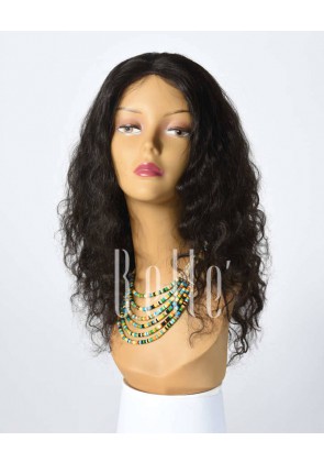 Deep Body Wave 100% Best Human Hair Peruvian Virgin Hair Silk Top Full Lace Wig 