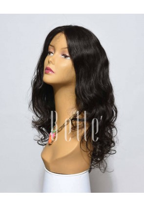 European Curly 100% Premium Malaysian Virgin Hair Lace Front Wig