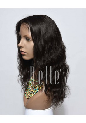 Affordable Silk Top Lace Front Wig Natural Wave Best Mongolian Virgin Hair No Shedding
